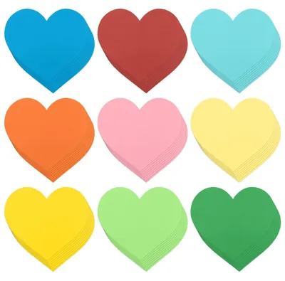 Produktbild von Papierherzen Ausschneidungen 216 Stück - Dekoration für Valentinstag und Bastelprojekte