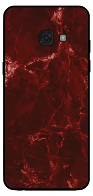 Produktbild von Smartphonica Handytasche für Samsung Galaxy A5 2017 mit Marmordruck - TPU Rückseite Fall Marmor Design - Rot