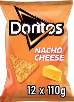 Produktbild von Doritos Nacho Cheese Tortilla Nachos mit Käse Geschmack aus Mais 12 x 110g