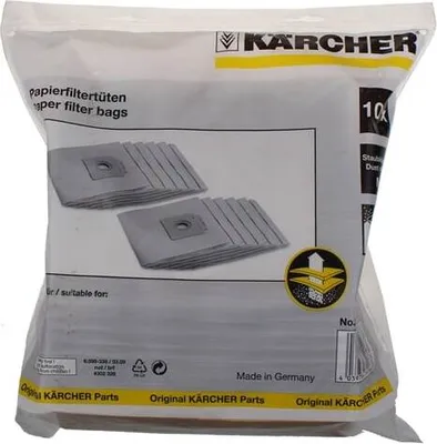 Produktbild von Kärcher - Papierfiltertüten 10 Stck, 645638