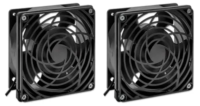 Produktbild von INTELLINET 2-fach Dachlüfter für 19" Wandverteiler