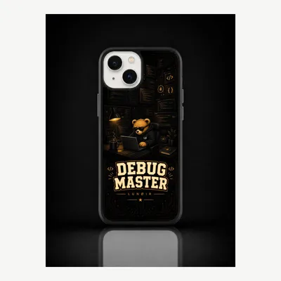 Immagine prodotto di Custodia per iPhone 14, cover protettiva per cellulare con motivo di debug – LUNØIR ©
