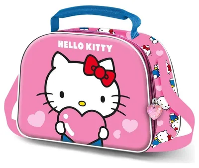 Productafbeelding van Hello Kitty Hartvormige 3D Lunchtas