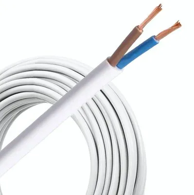 Immagine prodotto di Cavo elettrico 2x0,75 mm² bianco, in rotoli da 100 metri