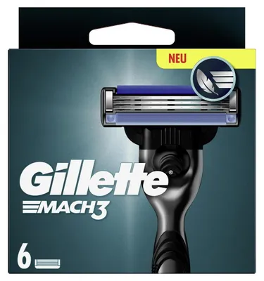 Obrázok produktu pre Gillette 8700216503358 Náhradné čepieľky Gillette Mach3, balenie 6 kusov