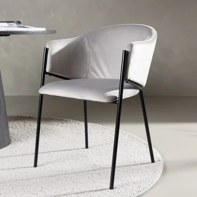 Produktbild von Venture Home Stuhl Evelina Grau 2er-Pack