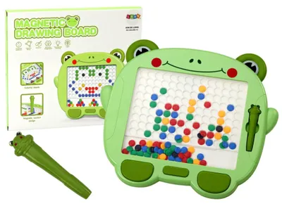 Produktbild von Lean Pädagogische Magnettafel Frosch Stylus Pad Puzzle Grüne Perlen