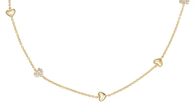 Produktbild von Fossil Halskette Damen Sutton Heartbeat Metall Gold-Ton JA7298710