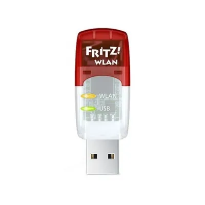 Productafbeelding van Fritz! AC430 interface, 5 GHz, 433 Mbps, USB, transparant, rood, wit