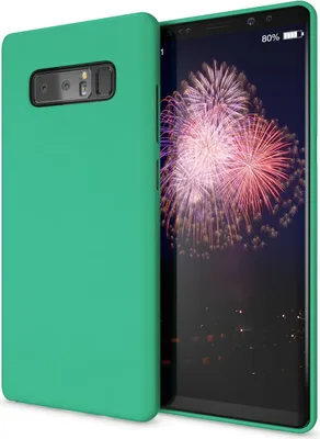 Produktbild von Samsung Galaxy Note 8 Handy Hülle von NALIA, Ultra Slim TPU Silikon Neon Case Grün