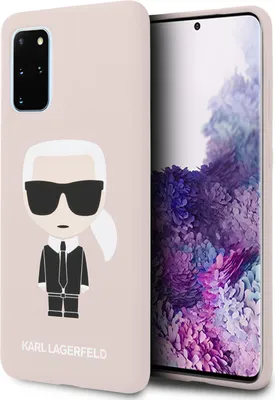 Immagine prodotto di Karl Lagerfeld Silicone Iconic Fullbody - Custodia per Samsung Galaxy S20+ (rosa)