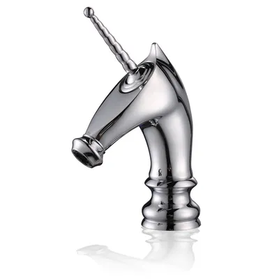 Obrázek produktu pro LAUFERI UNICORN stříbrná volně stojící umyvadlová baterie