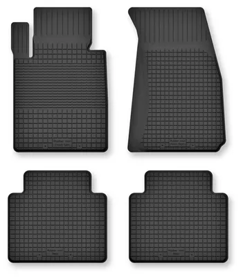 Produktbild von Gummi-Fußmatten für Jeep Wrangler JL 2017- – 4-tlg, Schwarz, Semi-Universal, angepasst – Wielganizator Semi-Universal