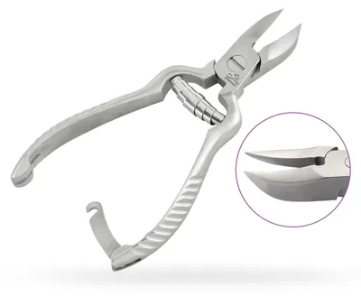 Produktbild von PREMAX Zehennagelknipser, konkav, Schneckenfeder und Sicherheitshakenverschluss - Schnitt 18 mm 87392 Edelstahl AISI 420 13,5 cm - 5