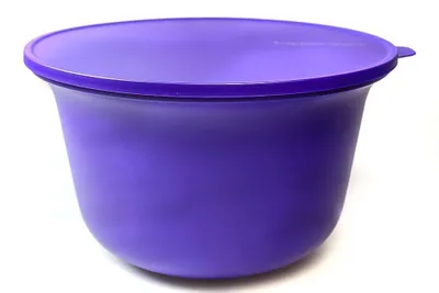 Produktbild von TUPPERWARE Aloha 12,0 L dunkles lila Schüssel Servieren Servierschüssel Salatschüssel