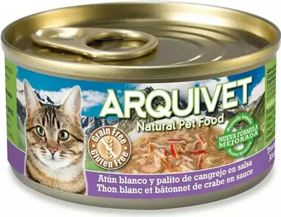 Zdjęcie produktu dla Karma dla kotów Arquivet Naturalna karma dla zwierząt Ryba