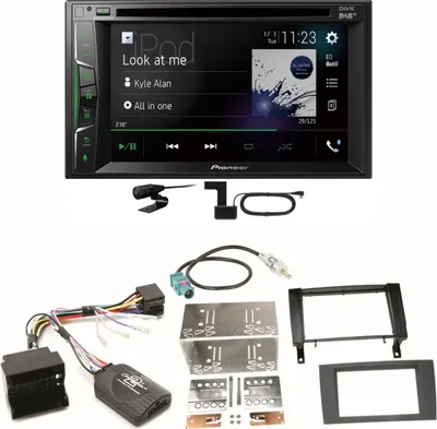 Produktbild von Pioneer AVH-A3200DAB Bluetooth Digitalradio CD Einbauset für Mercedes SLK R171
