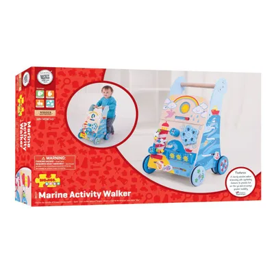 Produktbild von Bigjigs Toys Maritimer Spiel- und Laufwagen