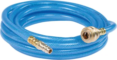 Produktbild von as-Schwabe Druckluftschlauch-Garnitur 5m PVC-Druckluft-Schlauch 9x3mm Blau