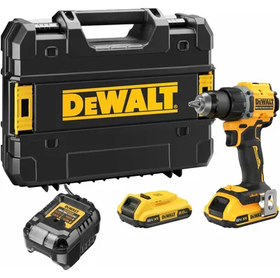 Productafbeelding van DEWALT DCD794D2T-QW Accuboormachine met schroefdraaifunctie, 18 V, 2 Ah Li-Ion, inclusief 2 accu's