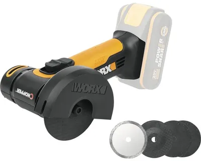 Obrázek produktu pro Aku úhlová bruska Worx WX8001.9, mini, 20V, bez aku a nabíječky
