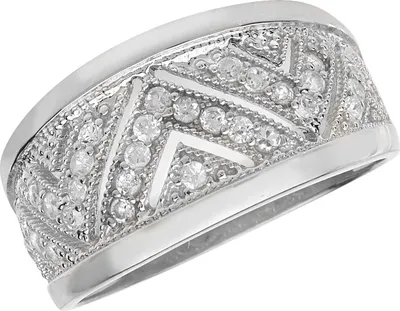 Produktbild von 925 Sterling Silber Damen - Ring mit Zirkonia, 57 (18.1); TRS14080RSP