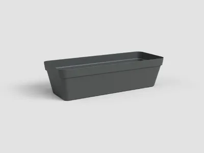 Obrázek produktu pro Artevasi Truhlík CAPRI, 50 cm, plast, tmavě šedá