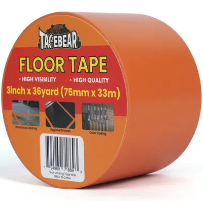Productafbeelding van Oranje Veiligheidsmarkering Tape 75 mm x 33 m
