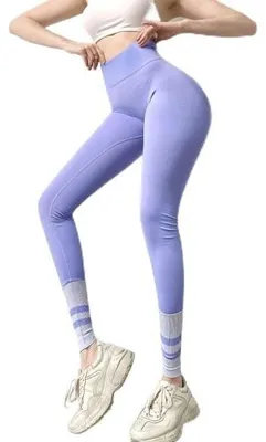 Produktbild von High-Waist Yogahose für Damen, nahtlos