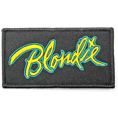 Obrázek produktu pro Blondie - Logo - Nažehlovací nášivka "ETTB" RO6829 (jedna velikost) (černá/žlutá/modrá)