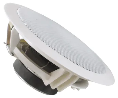Produktbild von Einbaulautsprecher rund 2-Wege, Weiß, 8Ohm und 100Volt