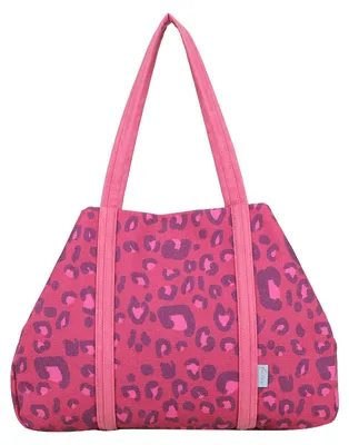 Produktbild von Fritzi aus Preußen Schultertasche Simply Shopper Canvas Leo Berry beere