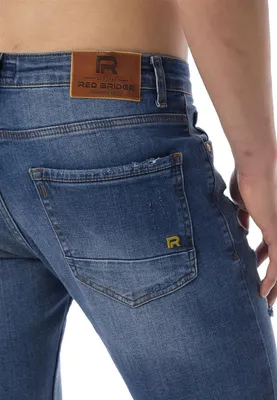Produktbild von Red Bridge Herren Jeans Shorts Kurze Hose Denim Capri Wrecking