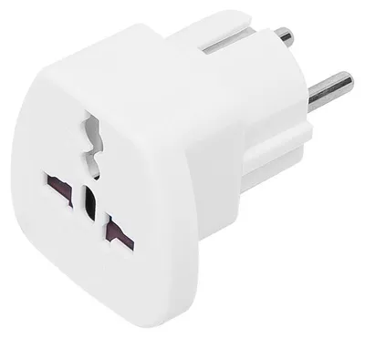Produktbild von Adapter, polierter Stecker, englische Buchse, weiß, 72-304, Blow - E+31-72304