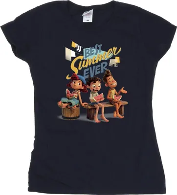 Produktbild von Disney - "Best Summer Ever" T-Shirt für Damen BI26235 (M) (Marineblau)