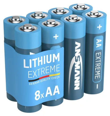 Produktbild von ANSMANN Lithium Batterie AA LR6 1,5V, 8 Stück