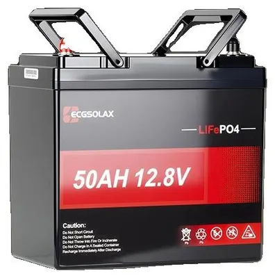 Produktbild von Lithium-Batterie, 50Ah Kapazität, Niedertemperaturschutz, 12.8V 50Ah