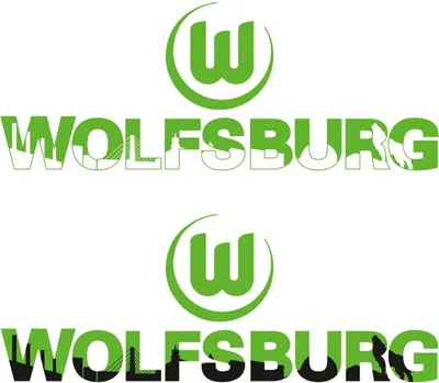 Produktbild von Aufkleber Skyline Doppelpack 12 x 10 cm VFL Wolfsburg