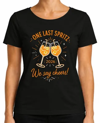 Imagen del producto de "One Last Spritz 2026" - Camiseta para mujer, color , talla XXL, con el diseño "JGA Aperitif Sommer Cocktail"