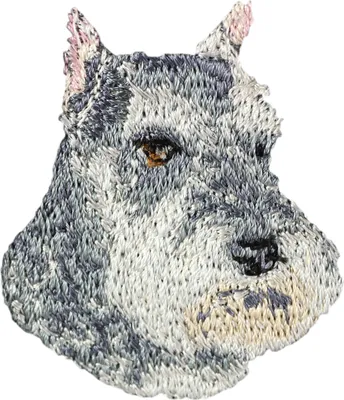 Produktbild von Art-Dog Aufnäher Schnauzer I – mit Stickerei