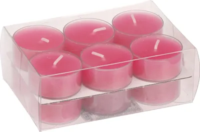 Produktbild von Teelichter in Kunststoffhülle Fuchsia 18/38mm, 12er-Pack Steinhart Kerzen in RAL-Kerzen Güte Qualität