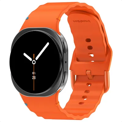 Image de imoshion Bracelet silicone Wave pour la Samsung Galaxy Watch 8 (40/44mm) / Classic (46mm) - Orange