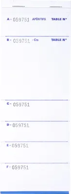 Produktbild von Exacompta 96207E 50x  - Notepad Exac Restaurant