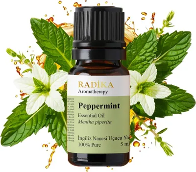 Produktbild von Pfefferminzöl, ätherisches Öl, 100% Rein, BIO, natürlich, 10 ml