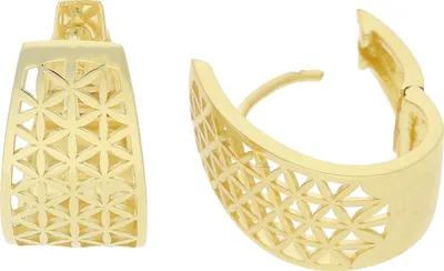 Produktbild von JuwelmaLux Creolen 925 Silber Gold plattiert JL20-06-0698