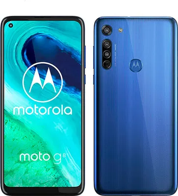 Produktbild von Motorola Moto G8 Dual Sim 64GB Neon Blue