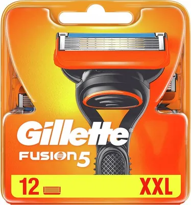 Produktbild von Ersatzklingen für Gillette Fusion5 Rasierer, 12 Stück Original