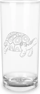 Produktbild von Mr. & Mrs. Panda Wasserglas Schildkröte Marschieren 200 ml - Transparent - Geschenk, Meerestiere, Abenteuer, Longdrinkglas, Trinkglas, Schildkröten, Tumbler, Inspiration