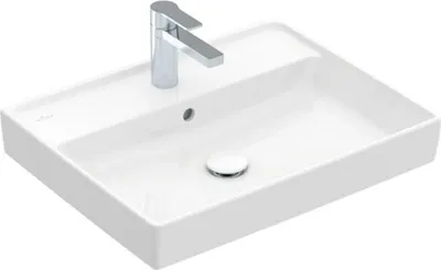 Imagen del producto de Villeroy & Boch, mueble de lavabo para encimera, modelo Collaro, 60 cm, con superficie pulida, con desbordamiento y 1 orificio para grifo