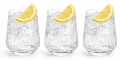Produktbild von Gläser - 6-teilig - 435 ml - gerippt - klar